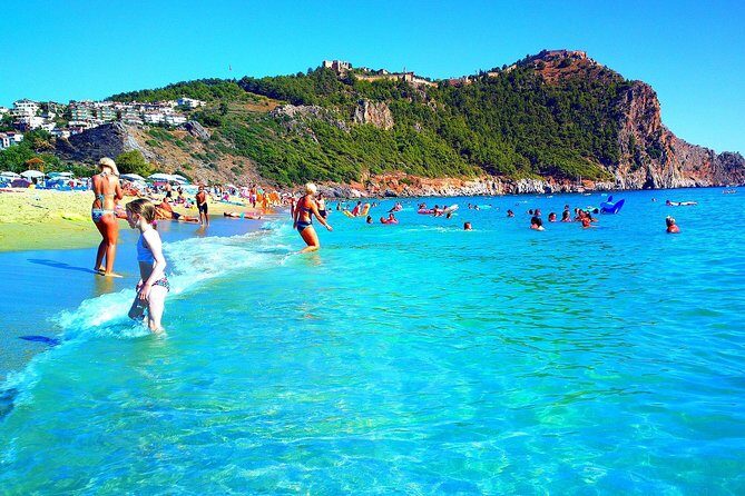 Alanya Sightseeing Tour from Side with Boat Trip and Lunch - Kleopatra Beach and Alanya Gardens: photo stops with breathing room