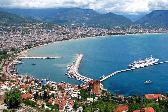 Alanya Sightseeing Tour from Side with Boat Trip and Lunch - Red Tower and the shipyard/harbor zone: your easy orientation