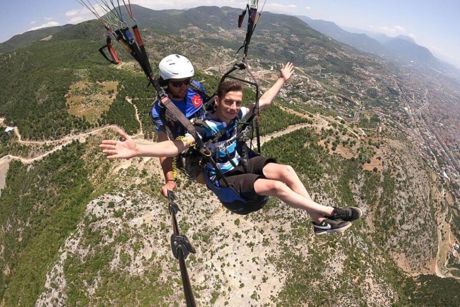 Antalya: Tandem Paragliding Experience with Transfer - Route in the Sky: Cleopatra’s Beach to Alanya Castle