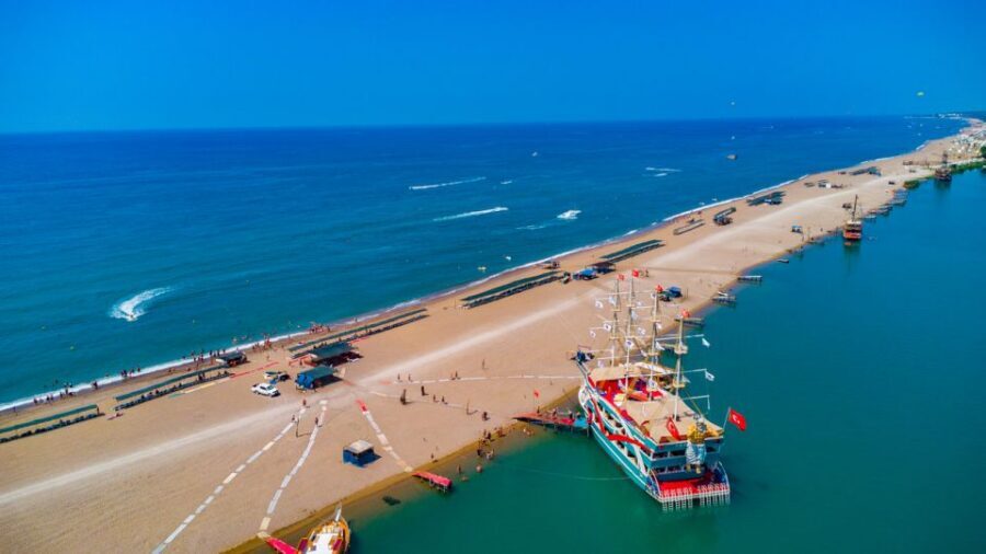 City of Side: All-Inclusive Boat Ride and Foam Party - Boarding the three-floor boat: where your day happens