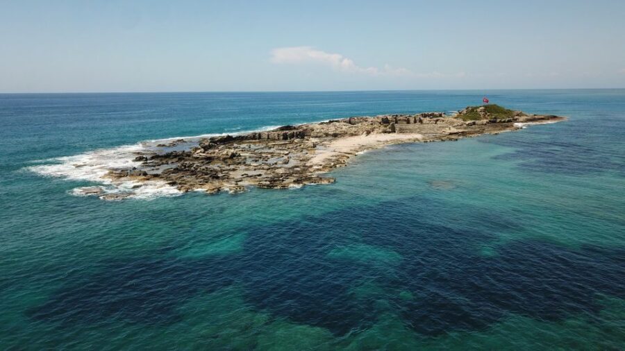 City of Side: Dolphin Island Boat Tour with BBQ & Foam Party - Sailing the Manavgat River: Commentary, a Live DJ, and Your First Swim Break