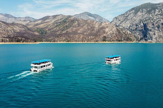 City of Side: Electric Catamaran Cruise & Lunch & Waterfall - Manavgat Waterfall: pretty, short, and not included