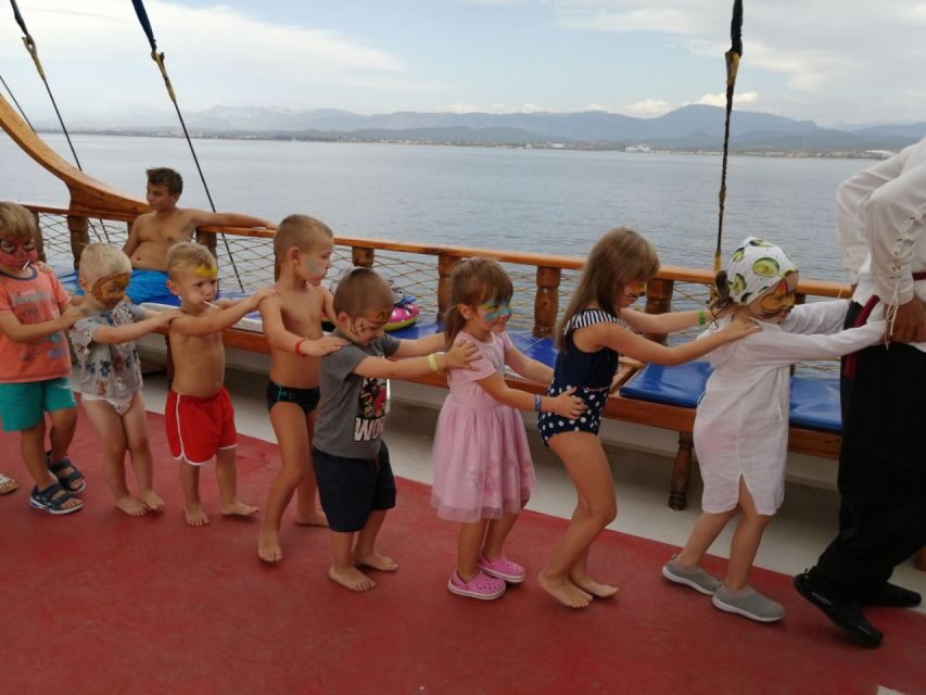 City of Side: Full-day Boat Tour with Lunch & Foam Party - Mediterranean Sea Time and the Foam Party Setup