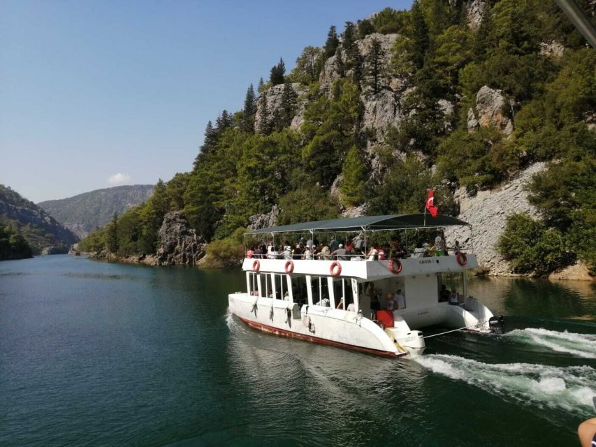City of Side: Green Canyon Boat Tour with Lunch and Drinks - Boarding the Green Canyon boat: why this trip works