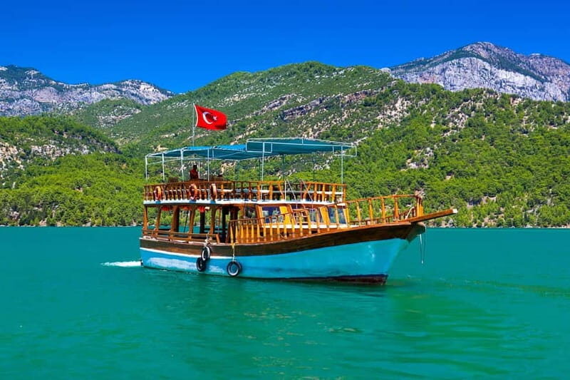 City of Side: Green Canyon Boat Trip w/Unlimited Soft Drinks - Onboard Experience: Soft Drinks, Boat Staff, and Photo Stops