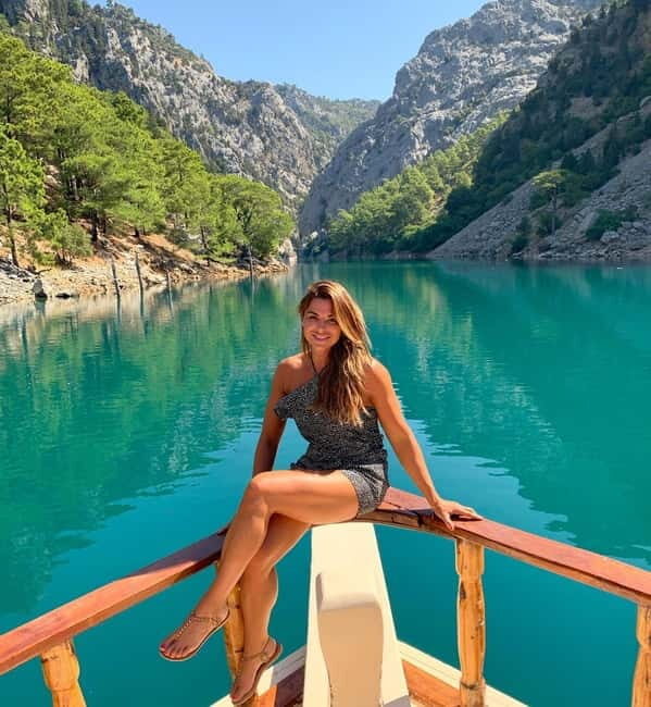 City of Side: Green Canyon Boat Trip w/Unlimited Soft Drinks - Oymapınar Dam Lake and the Roman Bridge Stop