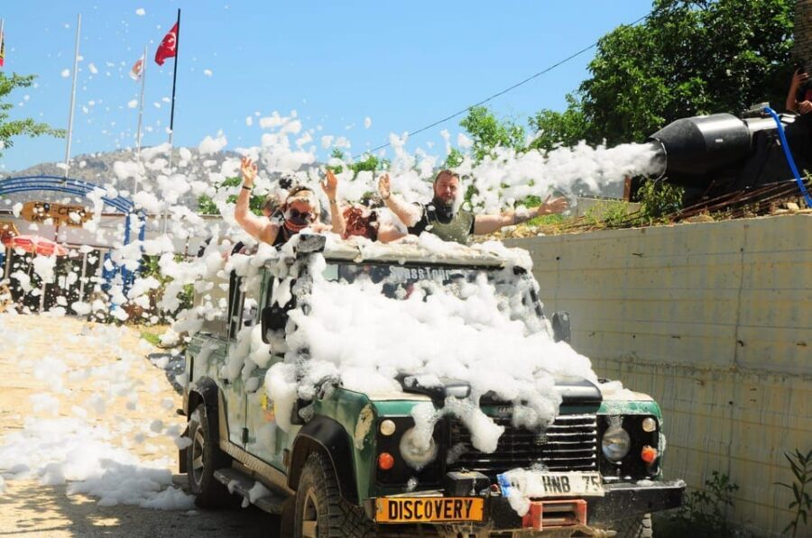 City of Side: Jeep Safari & Green Lake Boat Trip with Lunch - Manavgat Waterfalls stop: quick photos, not a long hike
