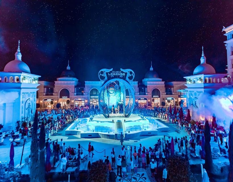 City of Side: Land of Legends Transfer & Boat Parade Show - Return ride timing: how to avoid the “where is everyone?” feeling
