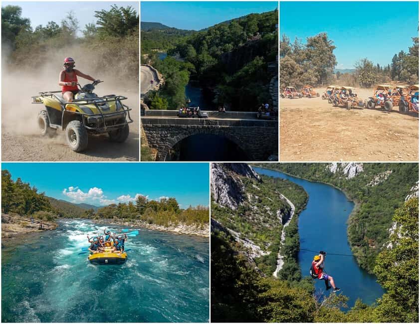 City of Side: Quad, Buggy, Rafting & Zipline Tour with Lunch - How Side’s Quad, Buggy, Rafting and Zipline Combo Delivers Value