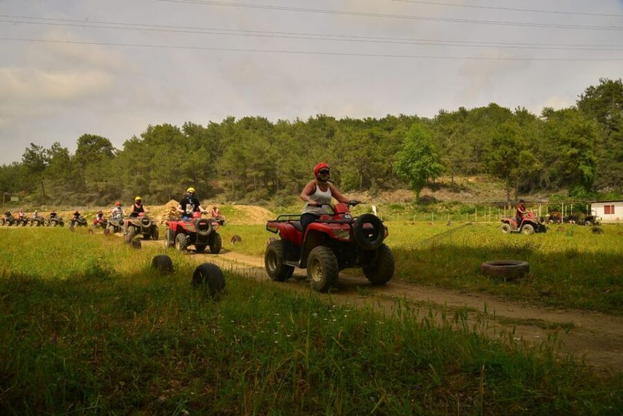 City of Side: Quad Safari Experience with Hotel Transfers - Base Station Setup: Helmet, Instructor Briefing, and a Quick Test Drive