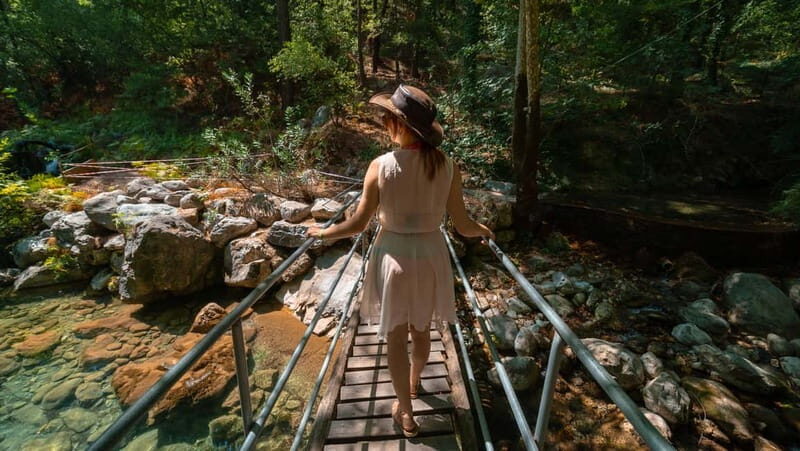 City of Side: Sapadere Canyon & Alanya Tour with Lunch - Entering Sapadere Canyon: Wooden Paths and Waterfall Views