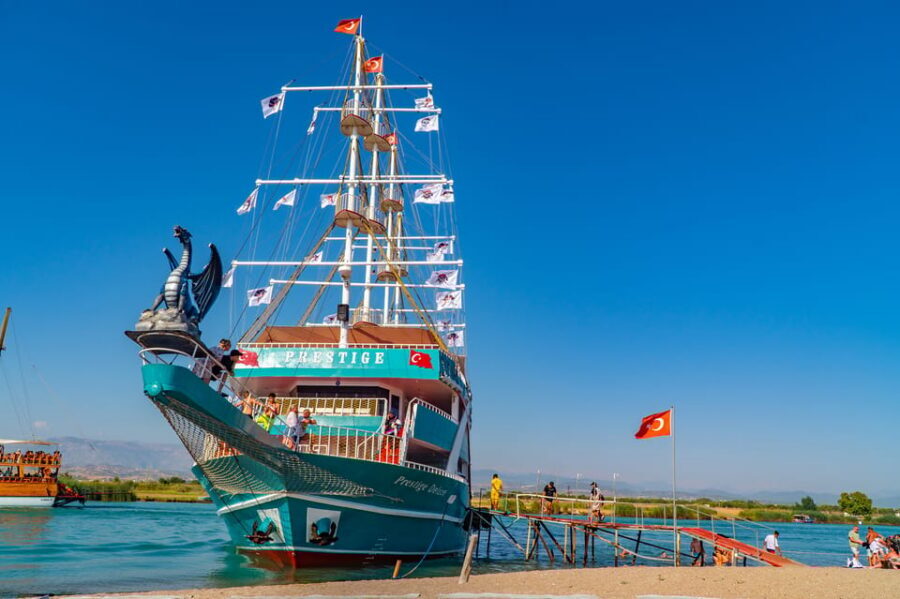 City of Side: Sightseeing Cruise w/ Swim Stops & Foam Party - Sailing Out to the Sea: Manavgat River to the Bosphorus Connection