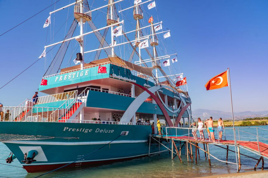 City of Side: Sightseeing Cruise w/ Swim Stops & Foam Party - Lunch on Board: Buffet Comfort With a Catch