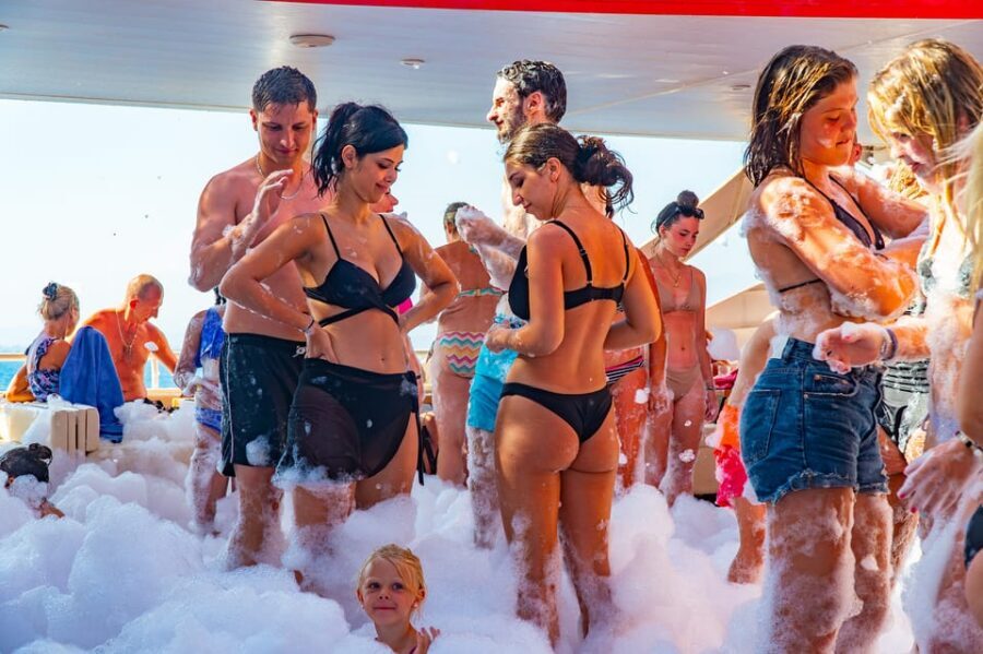 City of Side: Sightseeing Cruise w/ Swim Stops & Foam Party - Return Cruise With Dance and Foam Party Energy