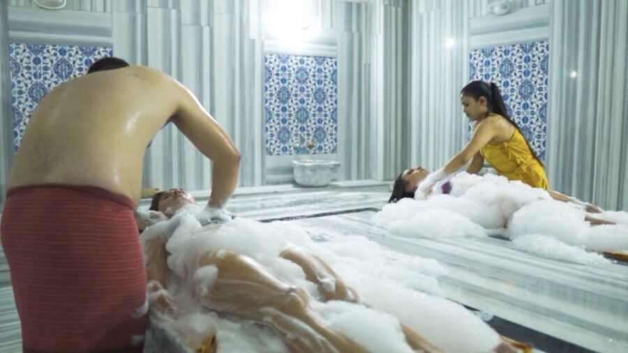 City of Side: Turkish Bath and Spa Experience with Massage - Sauna, salt room, and steam room: the heat circuit that makes the scrub work