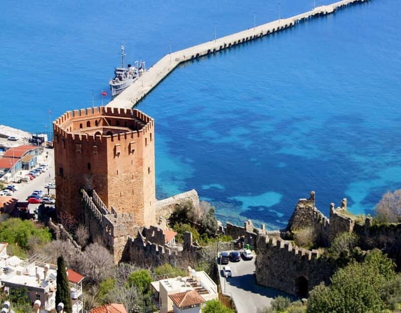 From City of Side: Alanya Tour with Lunch, Boat & Cable Car - From Side to Alanya: hotel pickup that saves your energy
