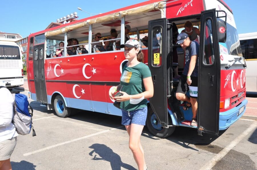 From City of Side: Cabrio Bus Safari & Boat Tour with Lunch - Green Lake Lunch: Where the Day’s Break Becomes the Main Event