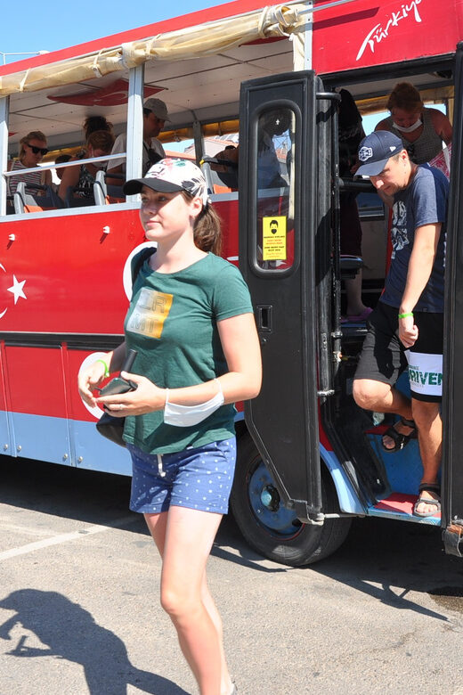 From City of Side: Cabrio Bus Safari & Boat Tour with Lunch - When Extras Take Over: Orange Plantation Stops and Animal-Park Concerns