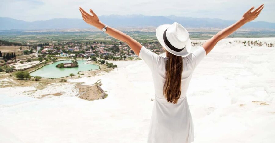 From City of Side: Pamukkale & Hierapolis Day Tour w/ Lunch - Hierapolis: UNESCO Necropolis and Greek-Roman Ruins