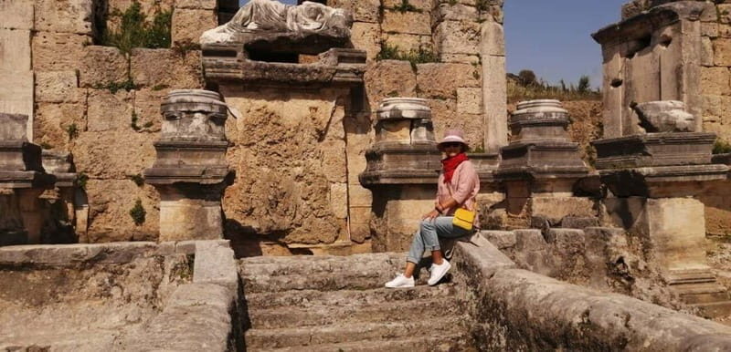 From City of Side: Perge, Aspendos & Kurşunlu Waterfall Trip - Perge Ancient City: two hours of real walking time