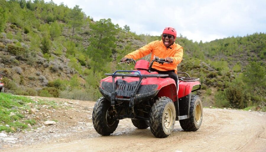 From city of Side: Taurus Mountains Quad ATV Tour - The short training that gets non-drivers moving