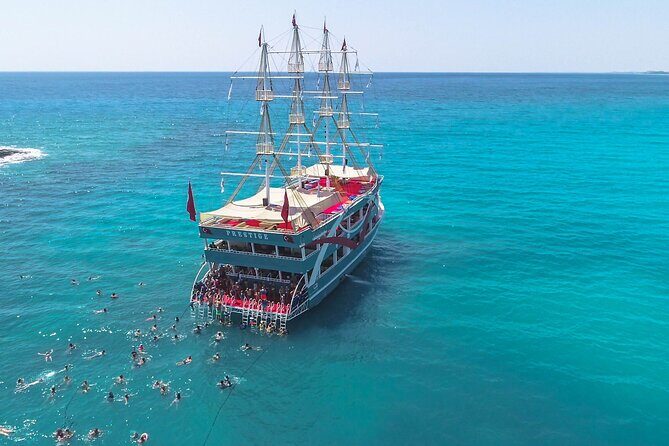 Full Day All Inclusive Boat Ride and Foam Party - First Stop in/near Side: Cruise Start + Early Swim Time
