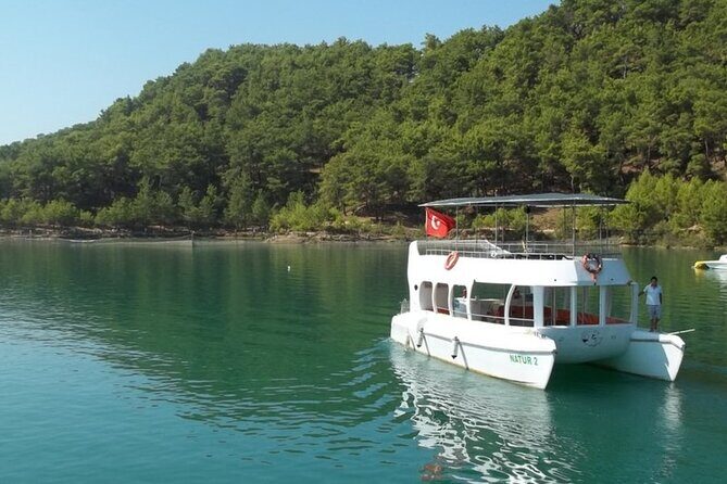 Green Canyon Cruise and Cabrio Bus Guided Tour - Adventure Park Manavgat Oymapinar: water fights, dust, and bumpy roads