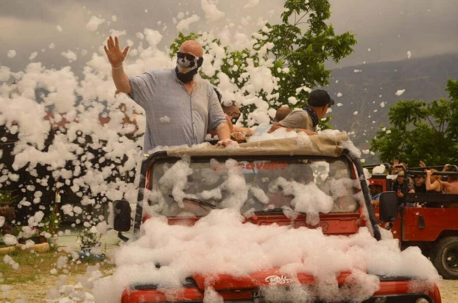 Jeep Safari-Lunch-Boat-Canyon-Waterfall-Foam,Water Party - Green Canyon scenic drive: where the pace starts to lift