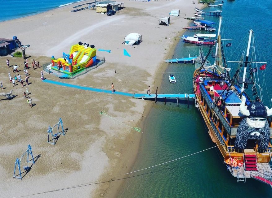 Manavgat River Boat Tour and Free Time at the Market - Lunch, Swimming, and the River–Sea Meeting Point