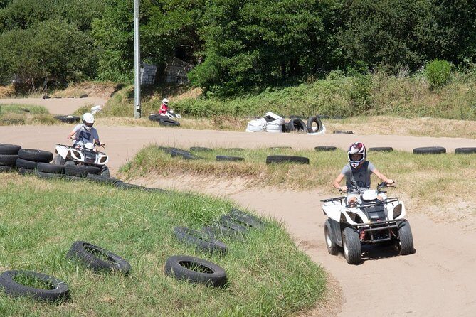 Quad Safari at the Taurus Mountains from Side - The quad itself: helmets, safety, and comfort