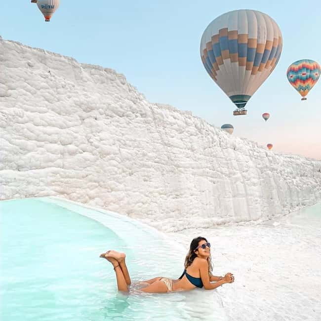 Side/Alanya: Pamukkale Hot Air Balloon Flight w/Lunch - Balloon briefing, crew work, and that first look at the basket