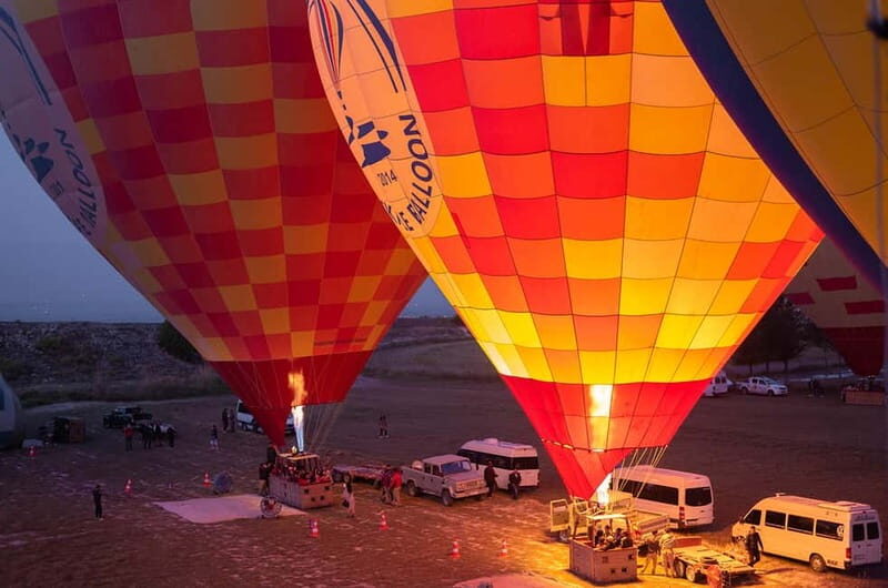 Side/Alanya: Pamukkale Hot Air Balloon Flight w/Lunch - What the flight feels like: sunrise colors and aerial landmarks