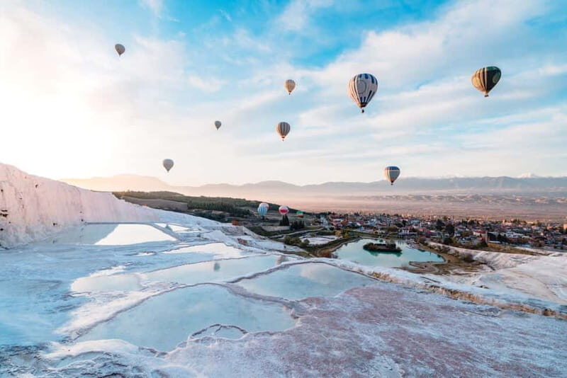 Side/Alanya: Pamukkale Hot Air Balloon Flight w/Lunch - The lunch stop and the onyx/stone shop reality check