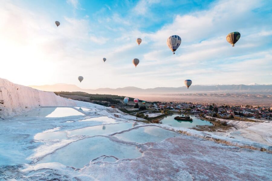 Side/Alanya: Pamukkale Hot Air Balloon Flight w/Lunch - What you should pack and how to time your photos