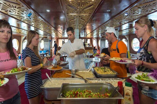 Side-Alanya: Pirate Yacht Tour (Legend Big Kral) with Lunch-Drink - Swim breaks and “boat logistics”: short swims, crowded decks, and staying safe