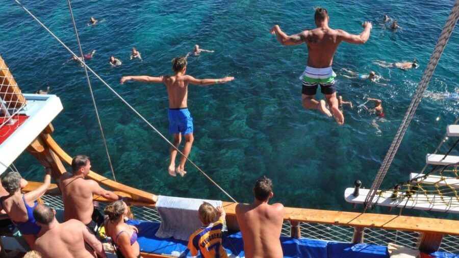 Side: Blue Laguna Boat Tour with Free Lunch & Drinks - Treasure Hunt, Costumes, and the Foam Party: Fun That’s Not Always Quiet