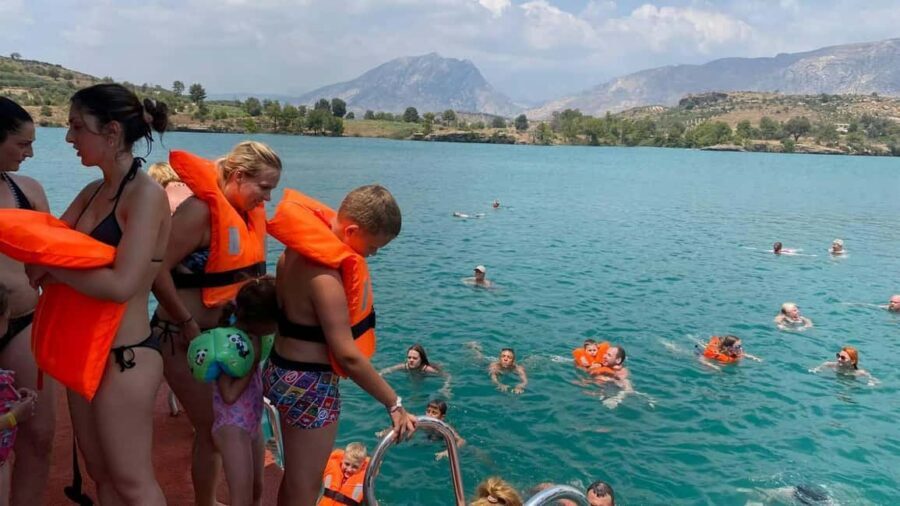 Side: Electric Catamaran Cruise, Waterfall, Seleukia, Mosque - What to bring, and who this fits (or doesn’t)