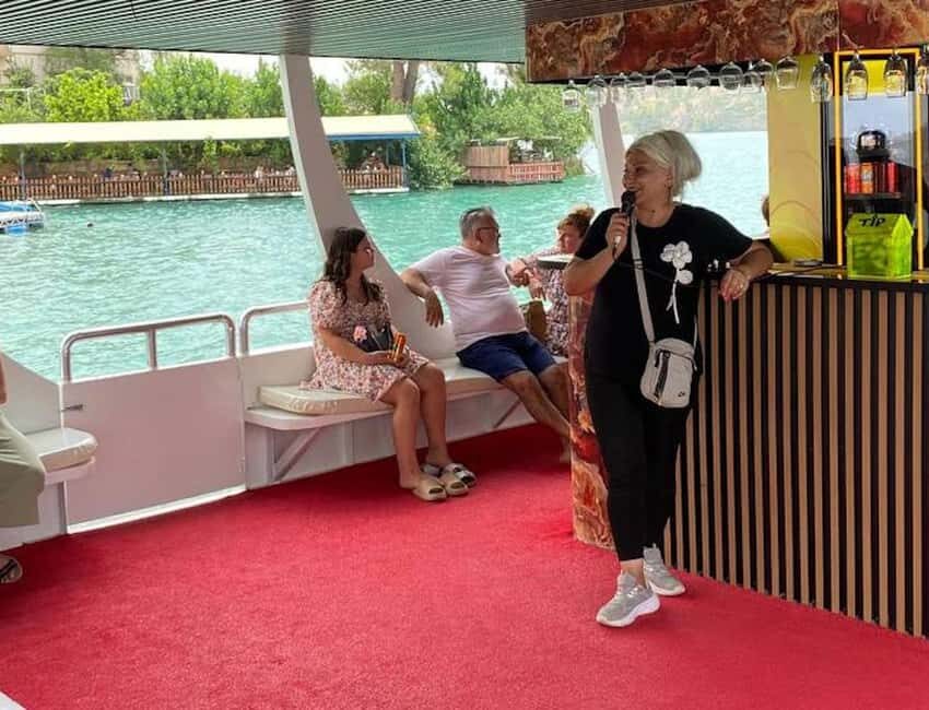 Side: Electric Catamaran Cruise, Waterfall, Seleukia, Mosque - Village house gözleme: a simple food stop that actually teaches you something