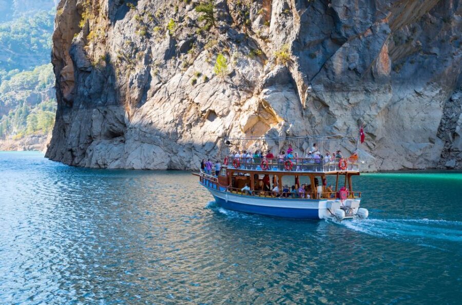 Side: Green Canyon Jeep and Boat Tour with Lunch - Morning pickup from Side: the Taurus Mountains start fast