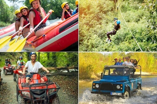 Side / Manavgat : Combo Rafting , Buggy & Jeep & Zipline(4 in 1) - Pickup and meeting point: be ready for an early, organized start