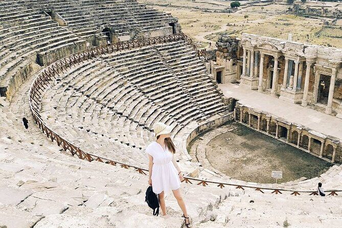 Side Pamukkale Day Trip & Sala Lake Visit w/Meals & Pickup - Pamukkale approach: the drive time is long, so plan for it