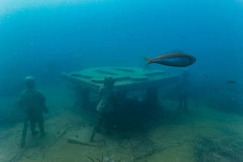 Side: Scuba Diving, Underwater Museum, 2 Dives incl. Lunch - From hotel pickup to the harbor: what the morning feels like
