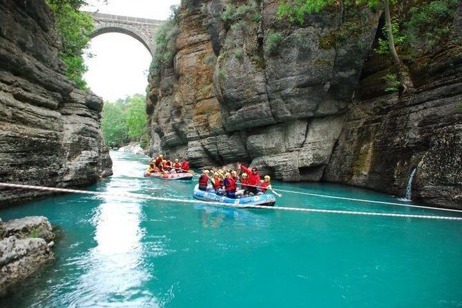 "Side: Whitewater Rafting Fun at Koprulu Canyon" - Safety Gear That Lets You Actually Relax