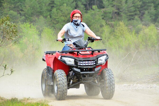 "Unleash Your Inner Adventurer: Quad Safari in Side!" - Pine Forests, Mud Tracks, Rocky Sections, and Water Splashes